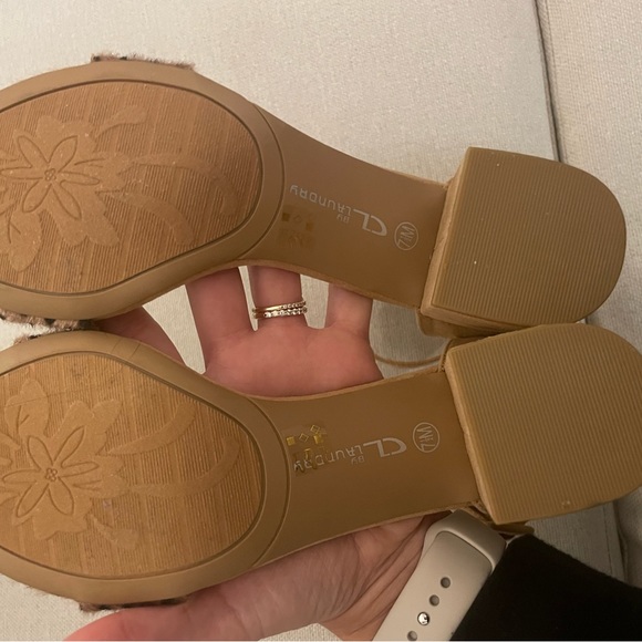 NWOT Cheetah Print Block Heels - Picture 4 of 4